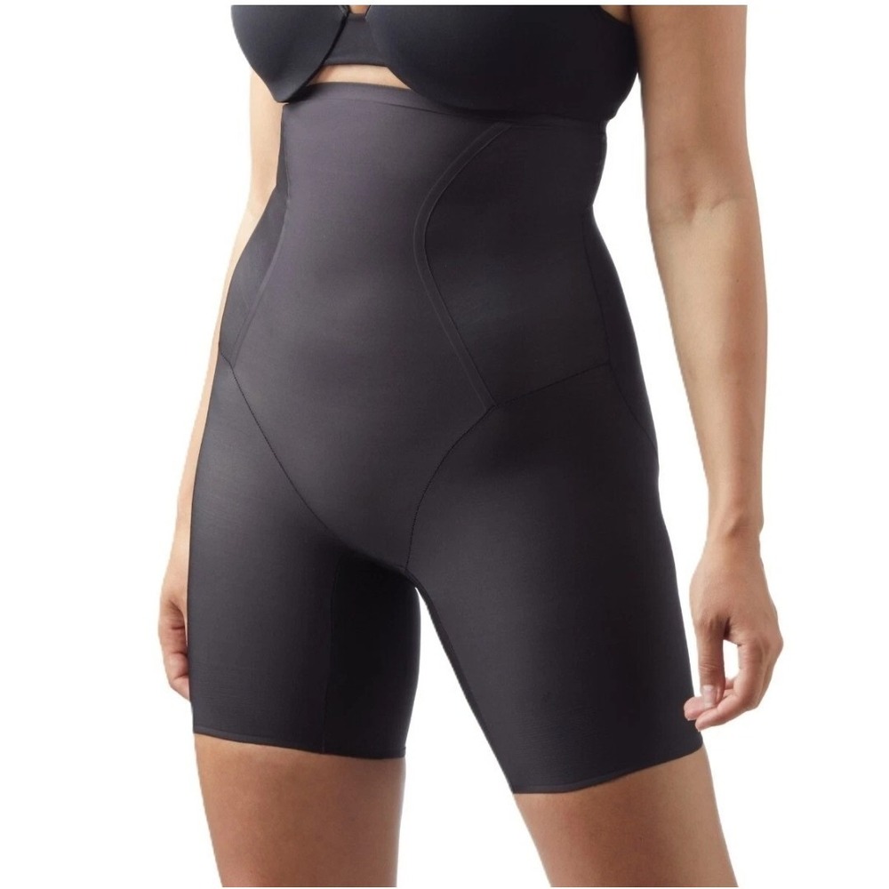 TC Intimates Black High Waist Shapewear Shorts Style 4159 Thigh Slimmer